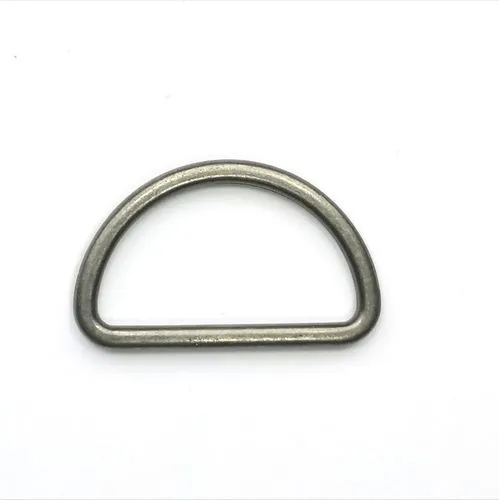 D ring - oud zilver - 30 mm