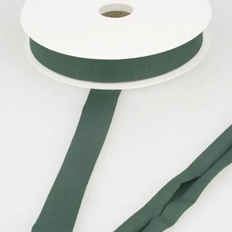Biais - rekbare viscose 2 cm - donkergroen