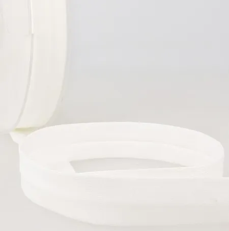 Biais - licht rekbare katoen 2 cm - ecru
