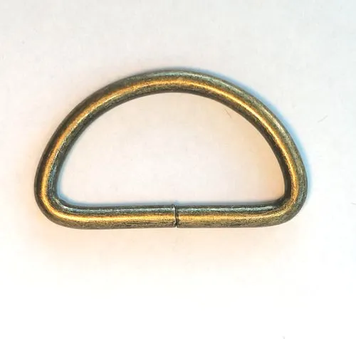 D ring - brons - 38 mm