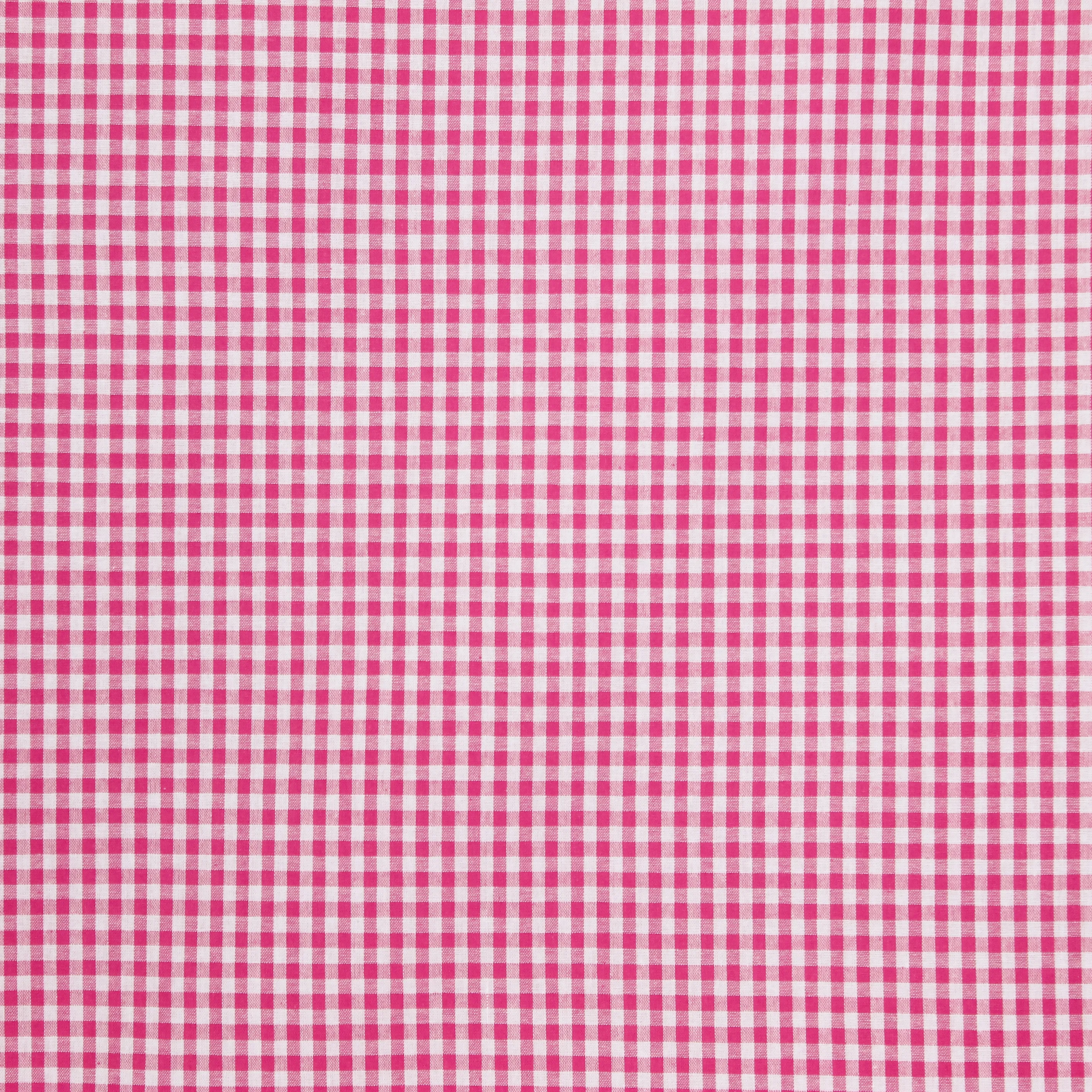 Roze katoen met kleine ruitjes 0.25cm²