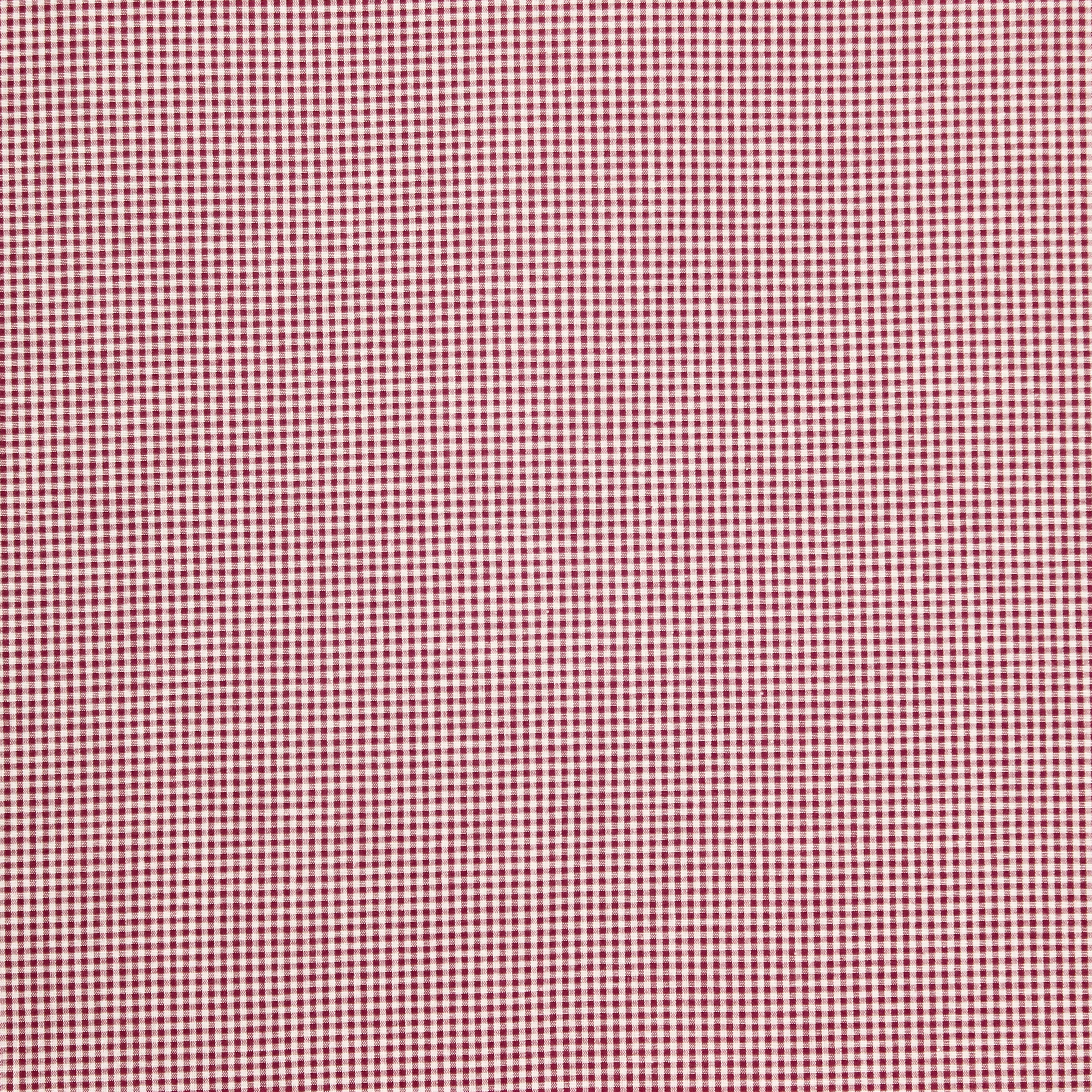Rode katoen met kleine ruitjes 0.4cm²