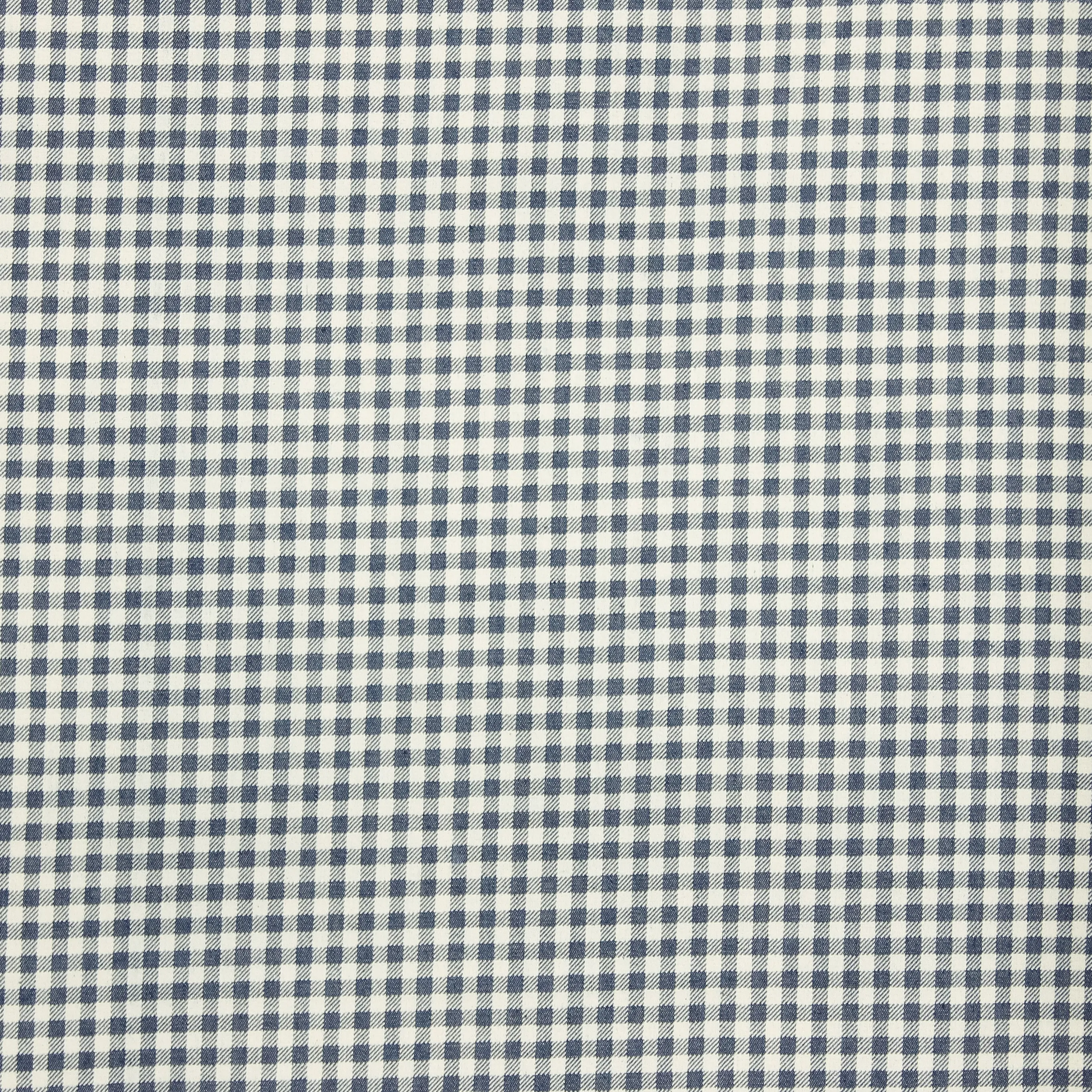 Sky blue katoen met kleine ruitjes 0.25cm²