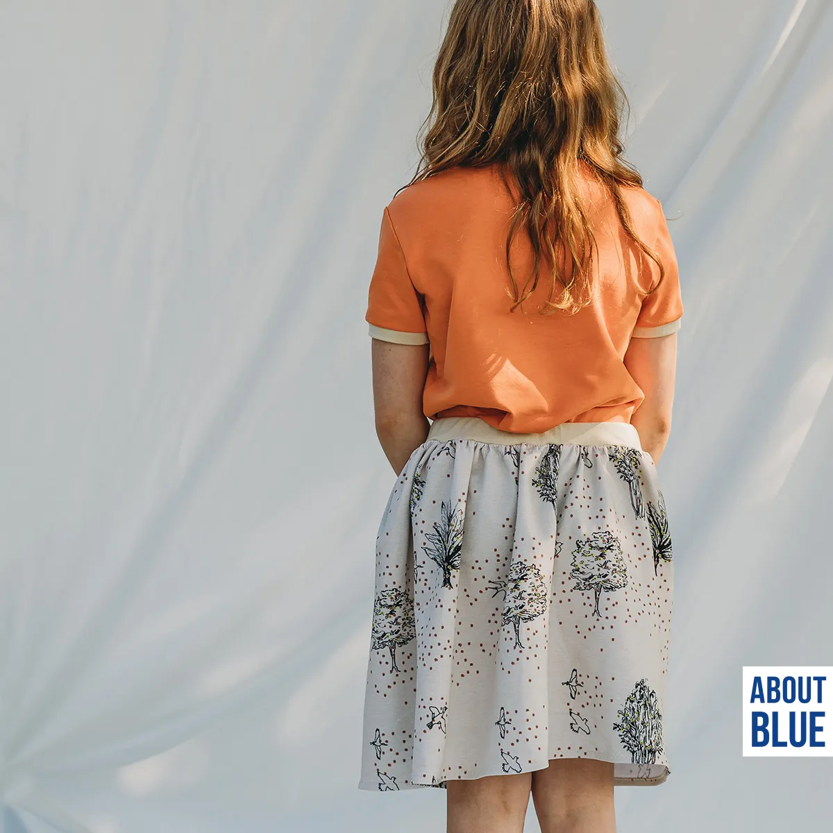 In Spring french terry - About blue fabrics