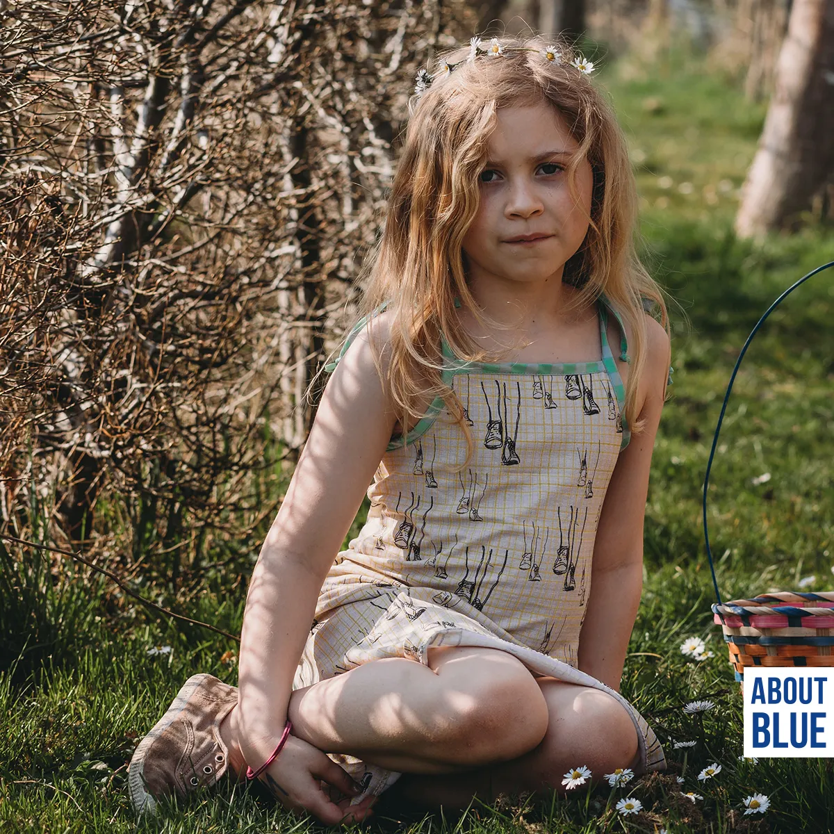 When We Walk tricot - About blue fabrics