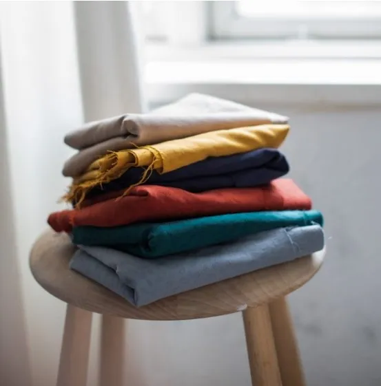 Rode licht rekbare tencel jacquard - 'cider' - Meet Milk