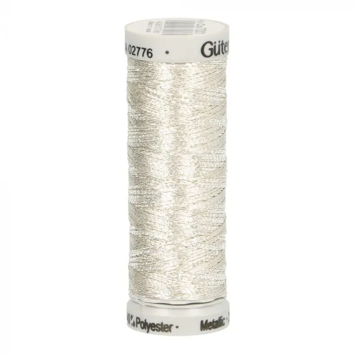 Gütermann metallic zilver naaigaren - 200 meter - col. 7001
