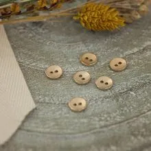 Gestructureerde Knoopjes 11 mm in goud - See you at six