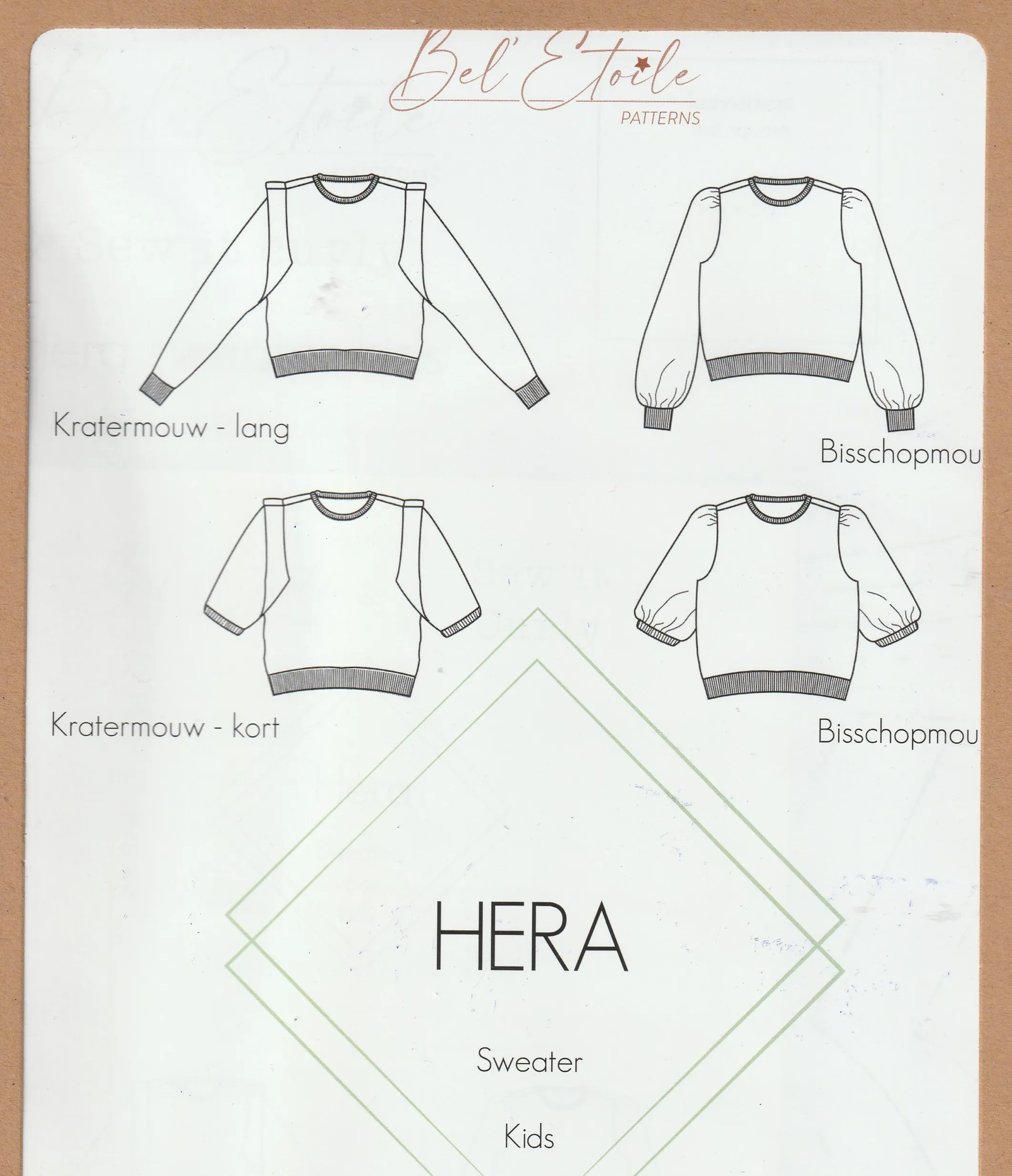 Patroon sweater voor kids - 'Hera' - Bel' Etoile