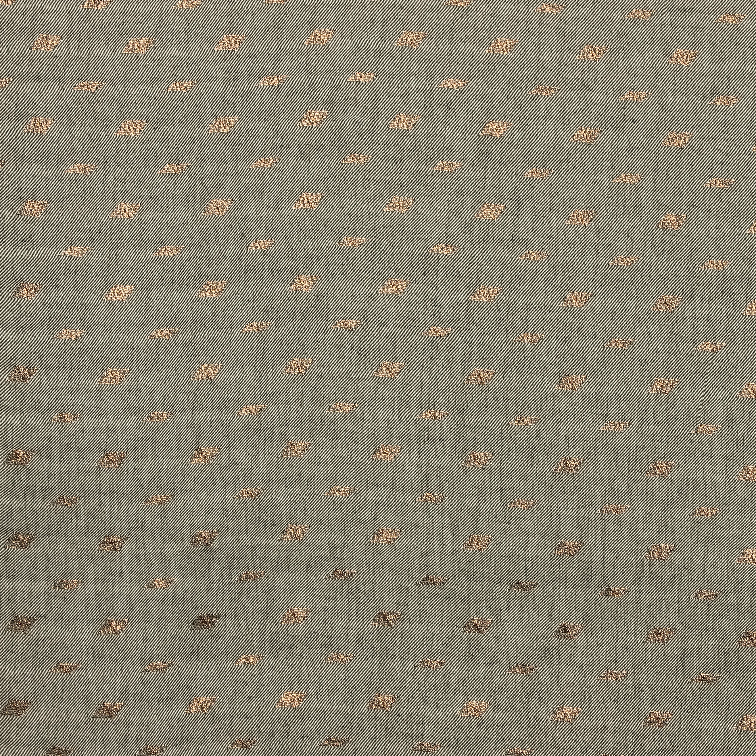 Viscose katoen grijs met glinsterende ruiten