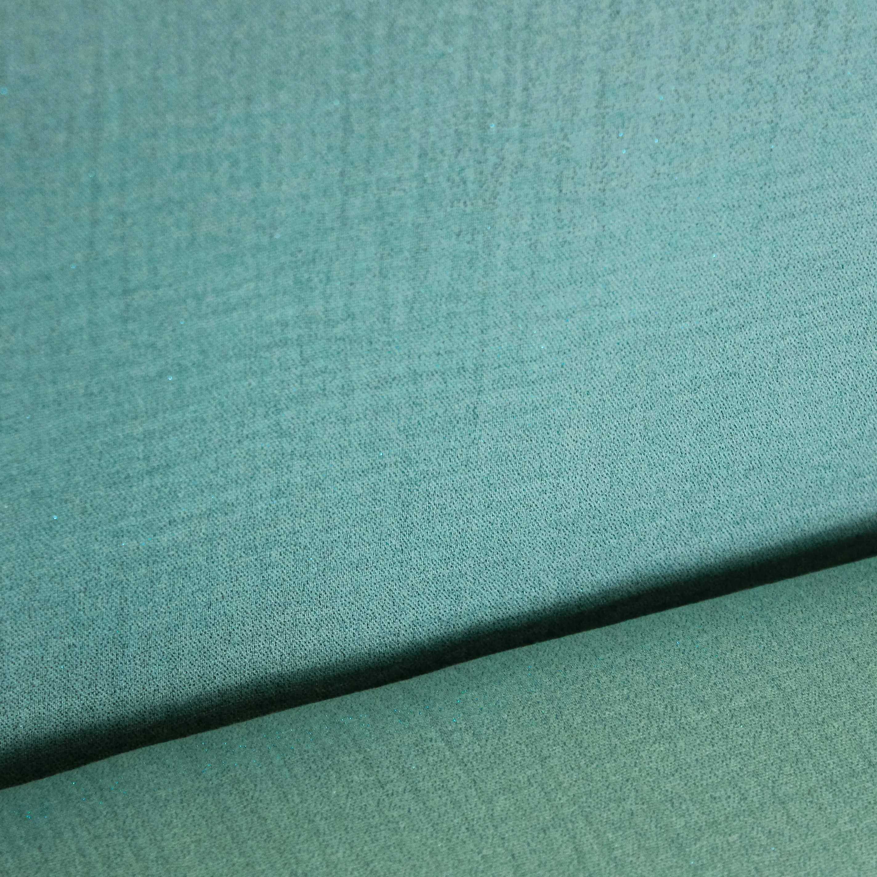 Double gauze zeegroen glinsterend - Poppy