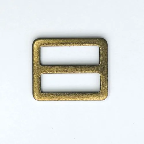 Schuifgesp - brons - 25 mm x 8 mm