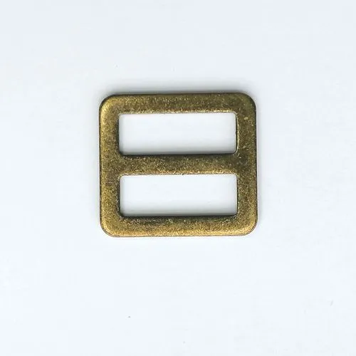 Schuifgesp - brons - 20 mm x 7 mm