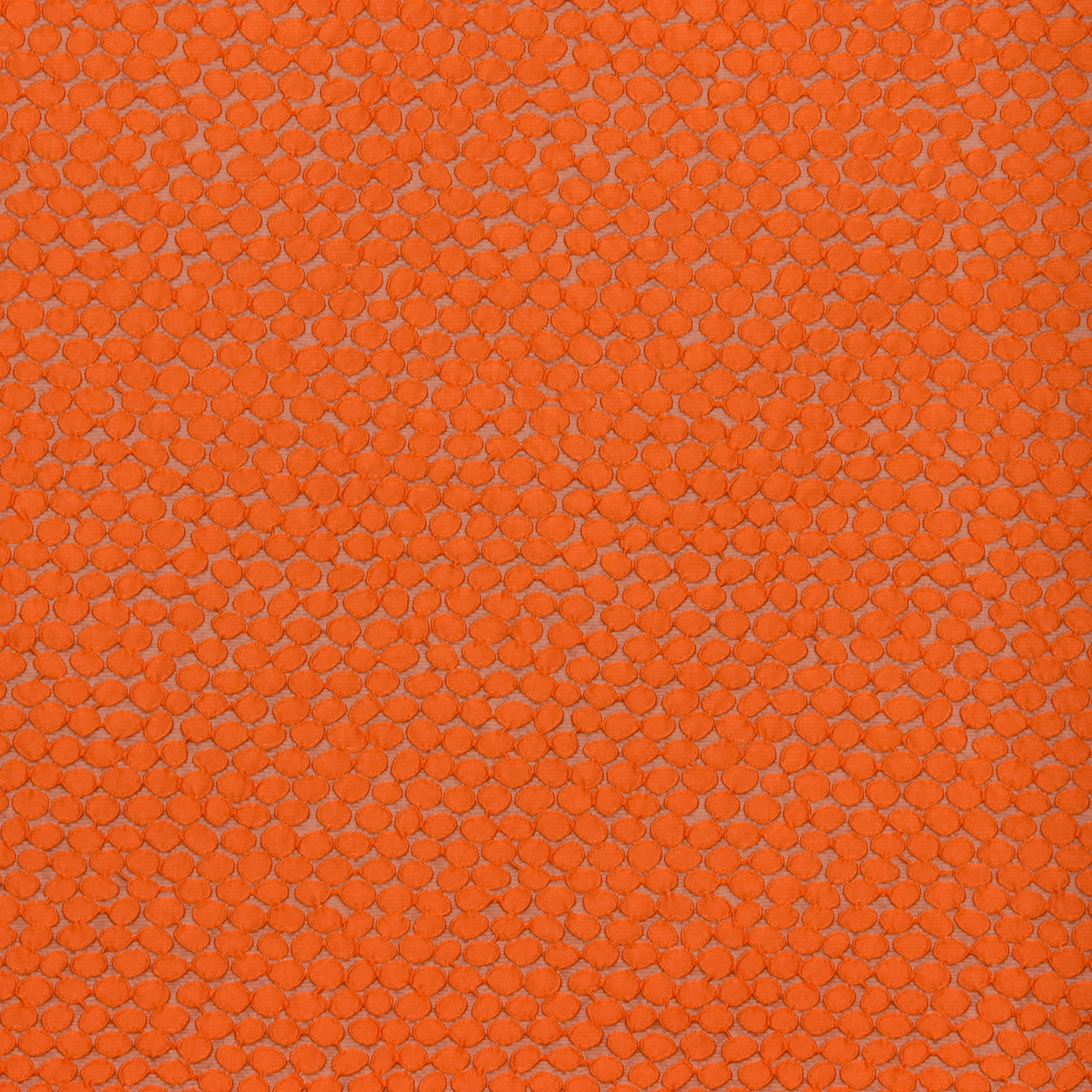 Jacquard oranje met bolletjes