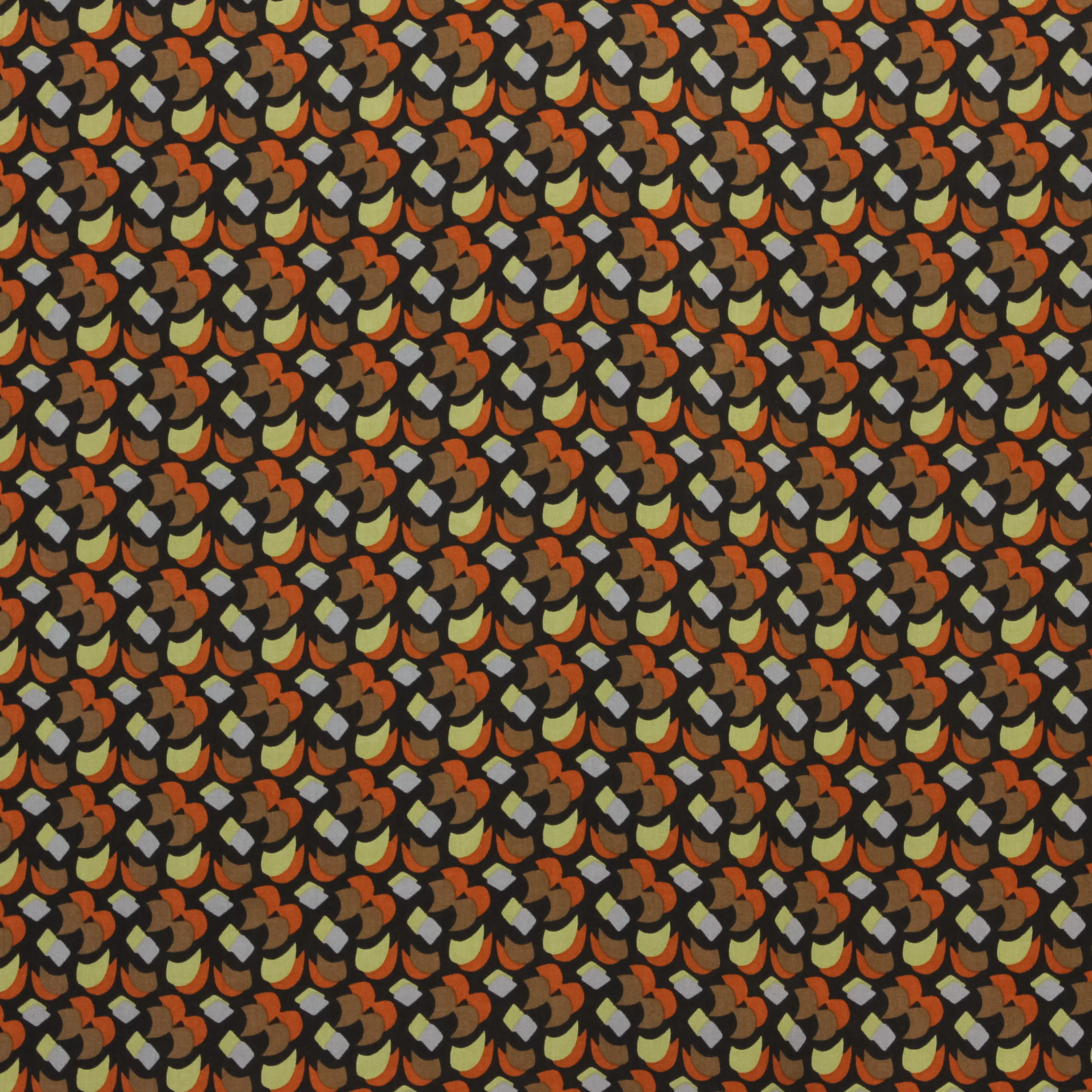 Viscose met multicolour abstract patroon