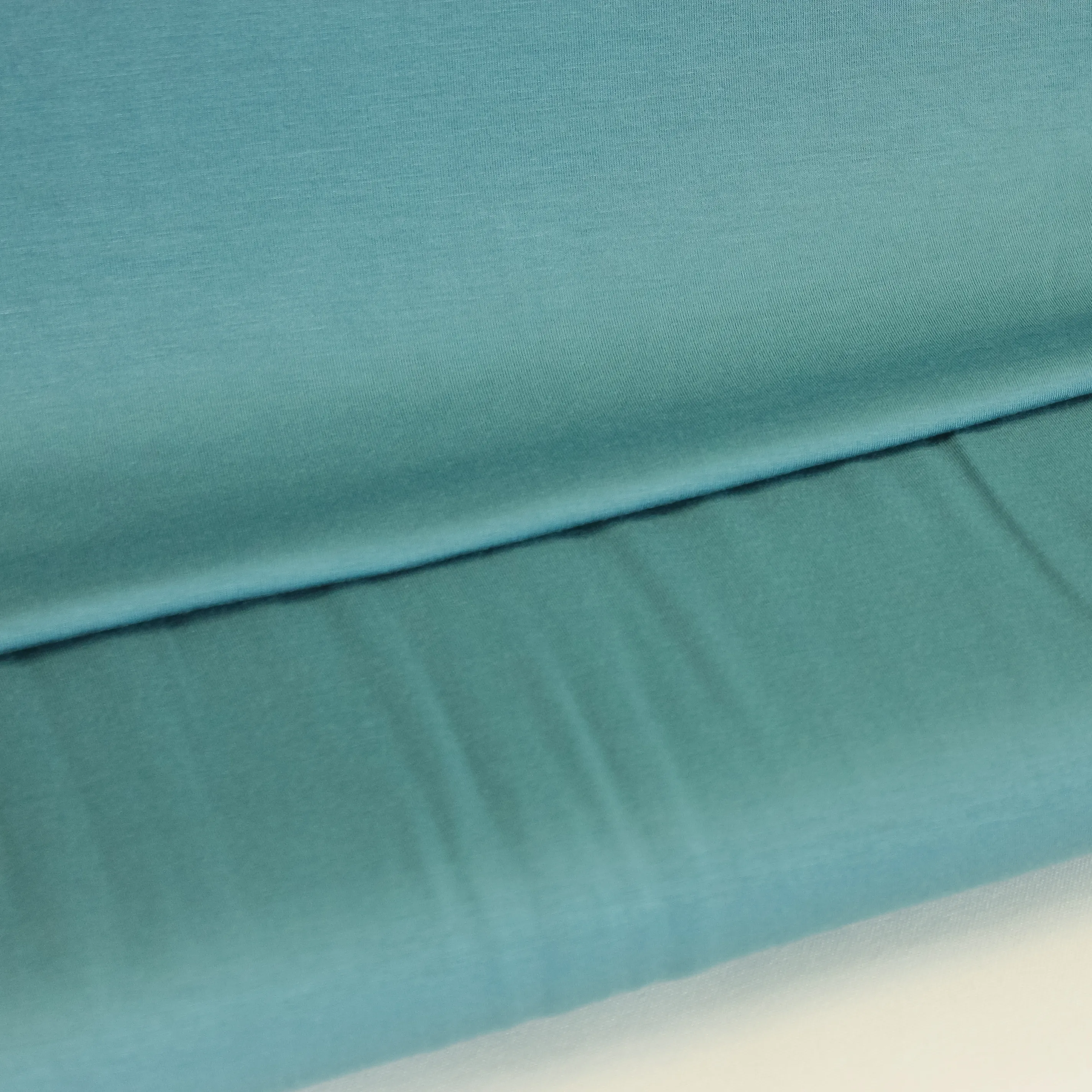 Ecologische bamboe tricot donker munt