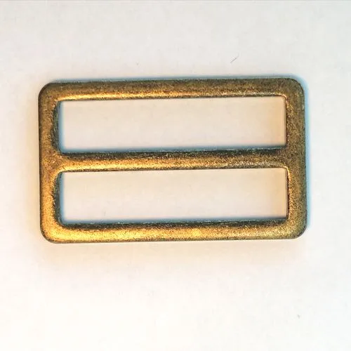 Schuifgesp - brons - 38 mm x 8 mm