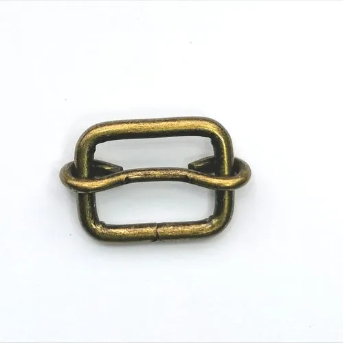 Schuifgesp - brons - 20 mm x 15 mm
