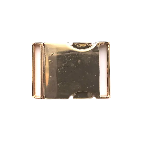 Klikgesp metaal - goud - 38 x 28 mm