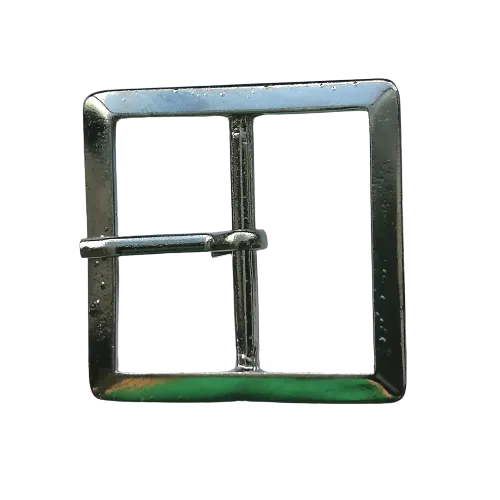 Riemgesp metaal - gunmetal - 45 mm x 42 mm