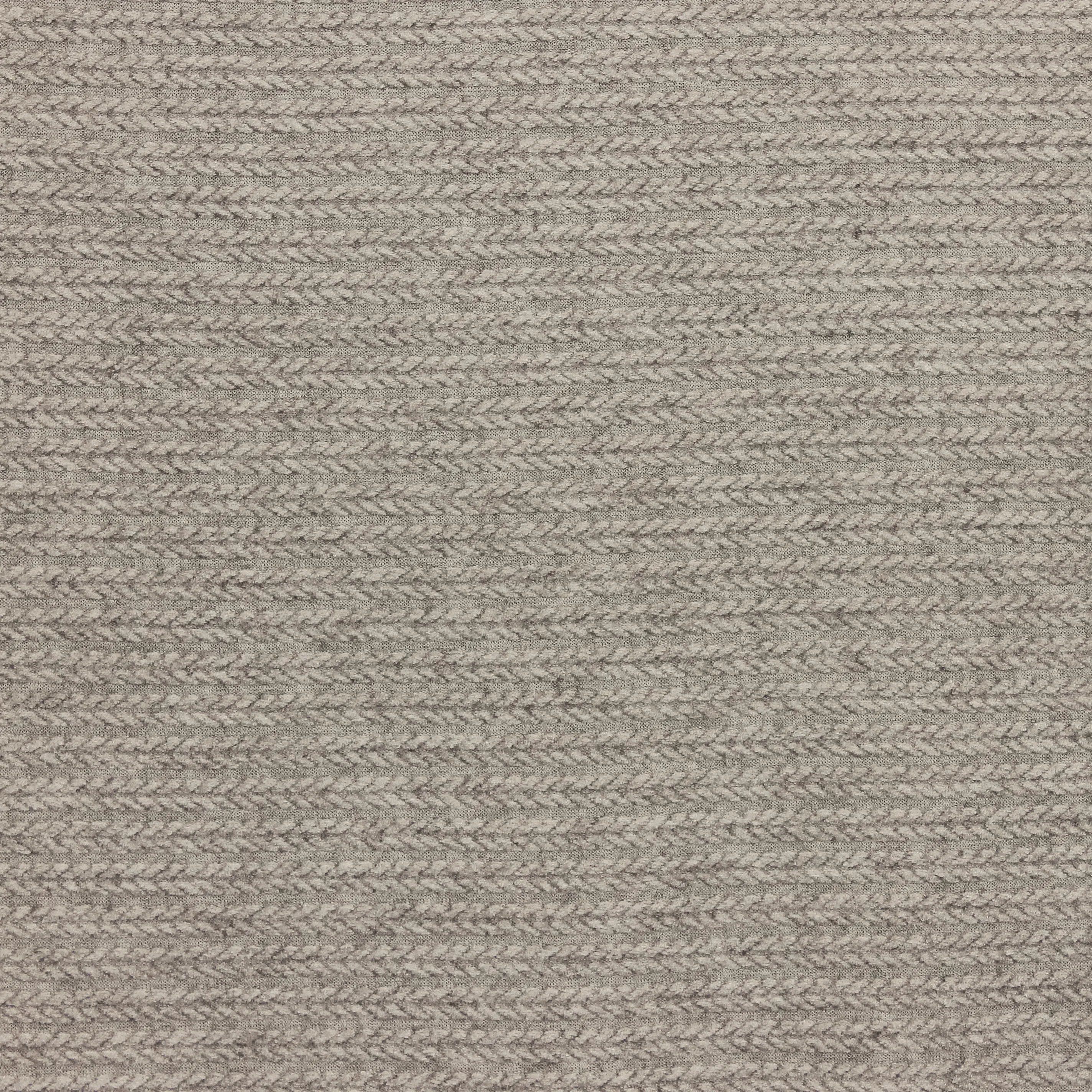 Gebreide stof vlechtpatroon grijs/mauve