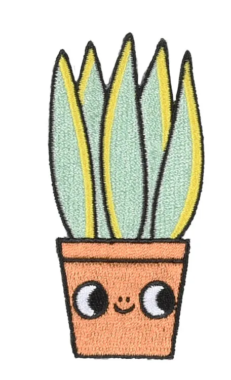 Eva's sansevieria patch - strijkapplicatie - Eva Mouton