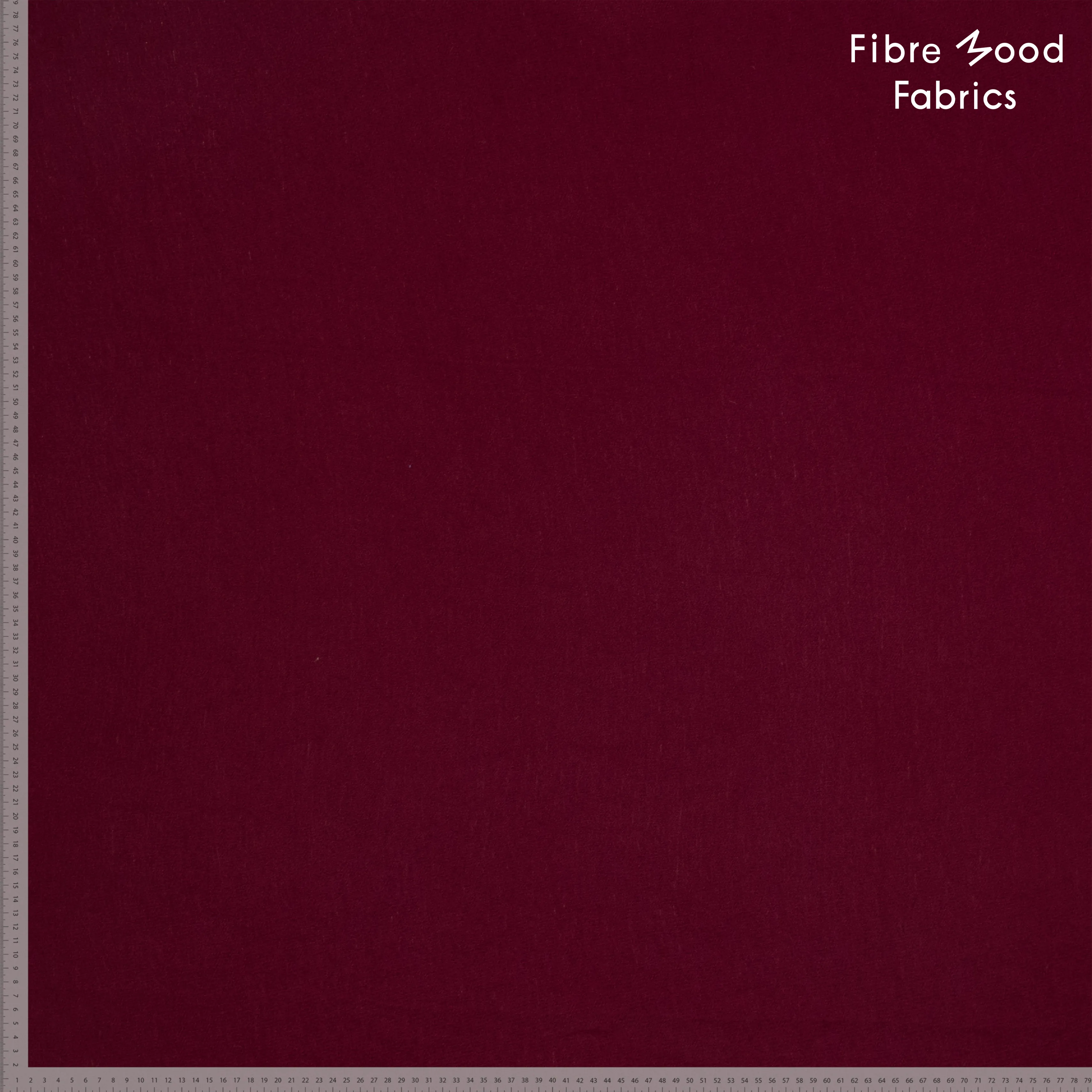 Viscose crêpe bordeaux - Fibre Mood