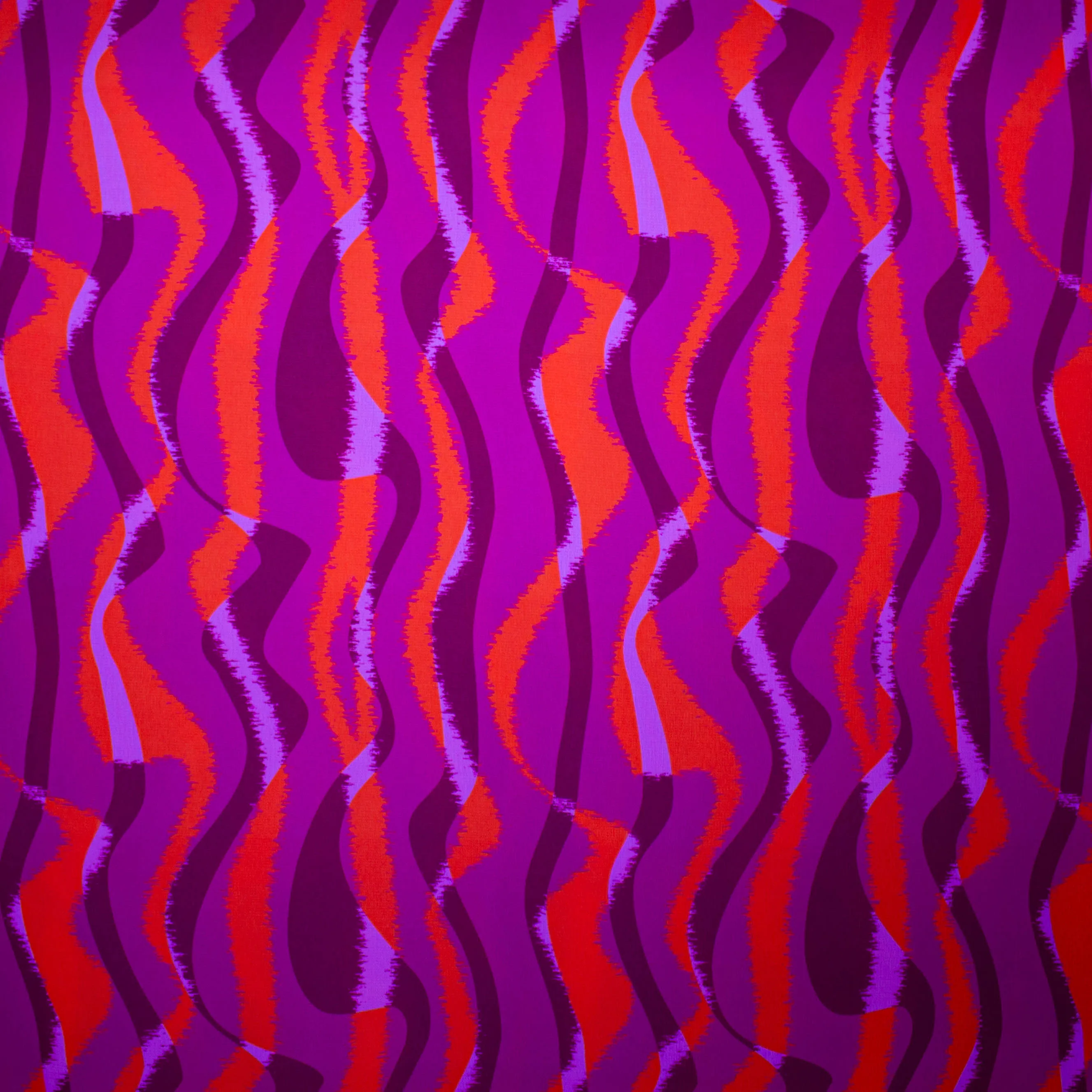 Polyamidemengeling paars met abstract motief - A La Ville