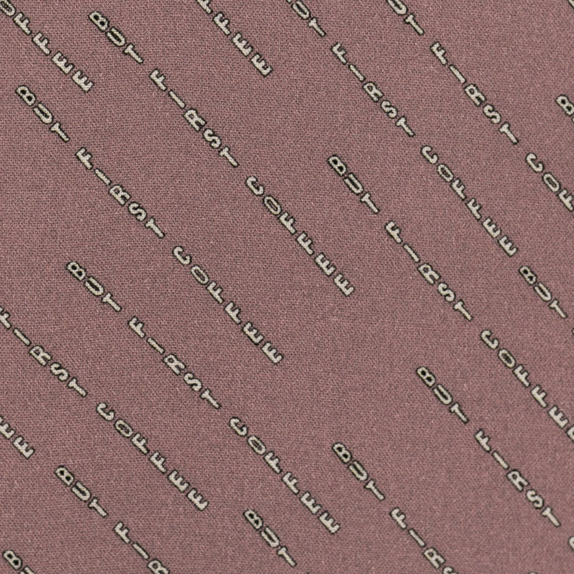 Viscose taupe met 'But First Coffee'