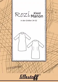 Patroon jurk voor dames 'Manon' van Lillestof door Rozi - Lillestoff