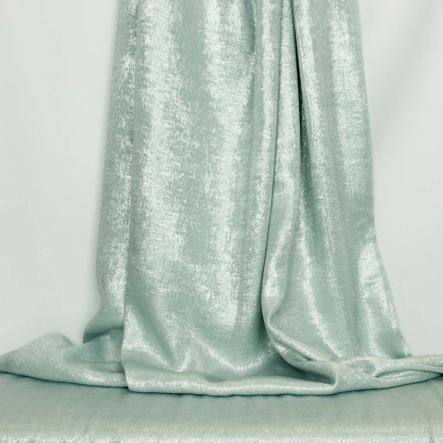 Polyester metallic aquablauw - Katia Fabrics