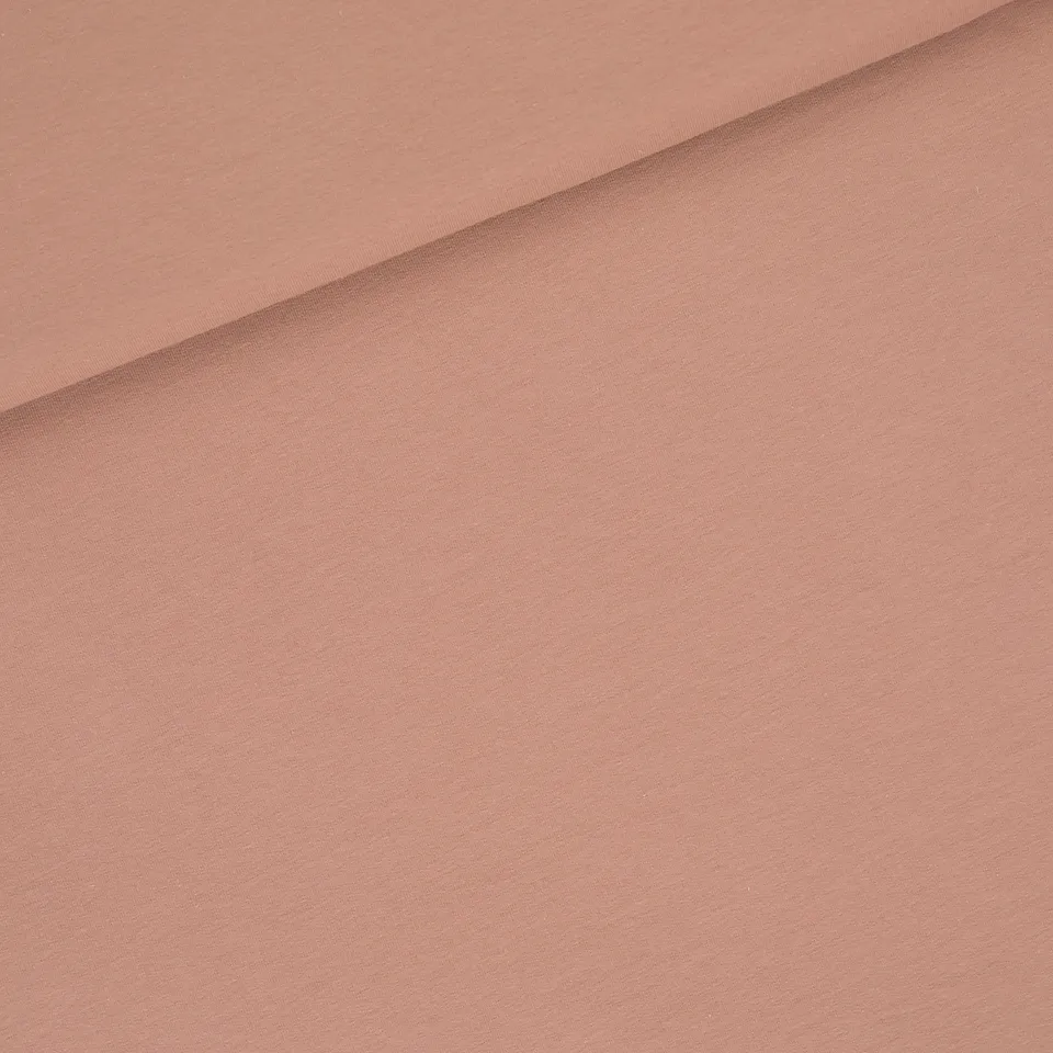 French terry mocha kleur  'café au lait' - See you at six