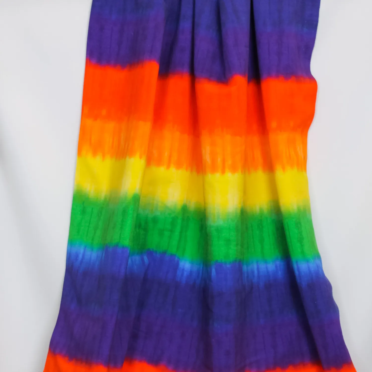 French terry tie-dye rainbow