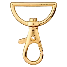 Musketonhaak - goud - 32 mm