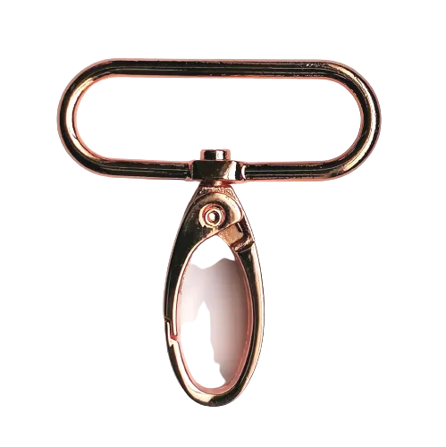 Musketonhaak - rosé goud / koper - 38 mm