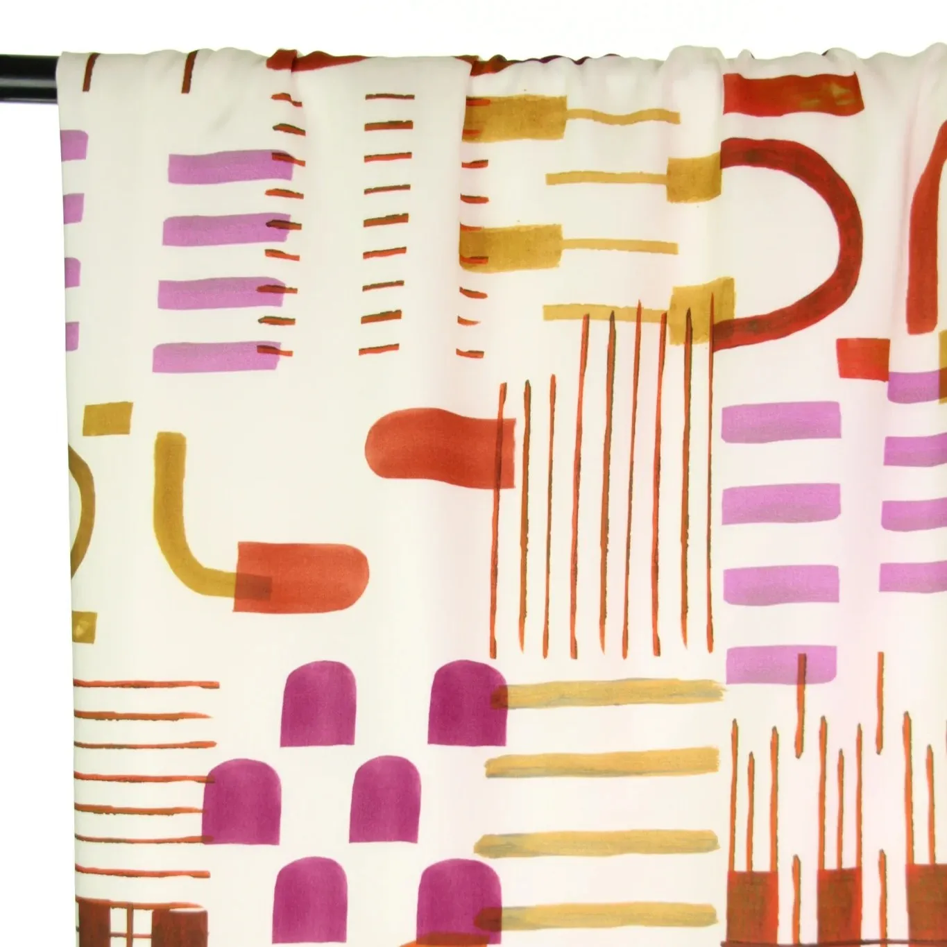 Viscose met abstracte print - Atelier Jupe