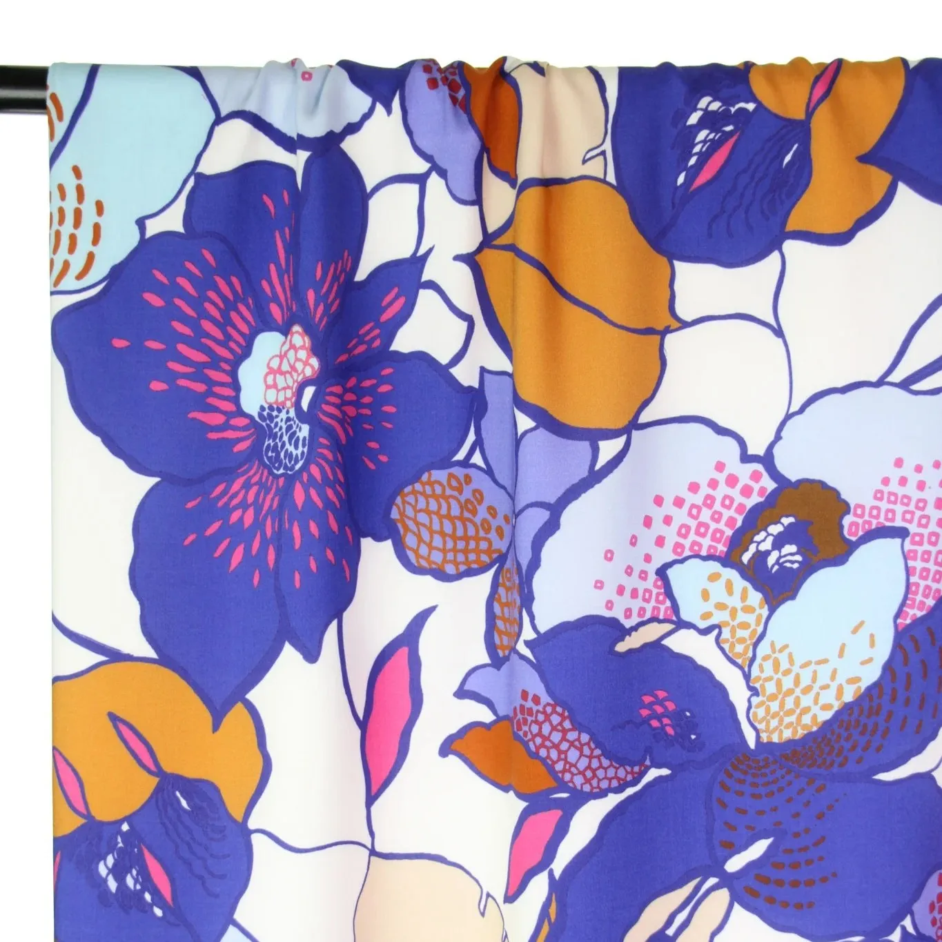Viscose met bloemen print - Atelier Jupe