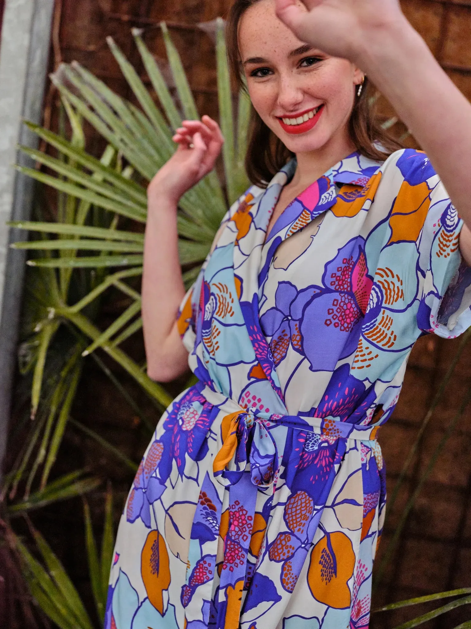 Viscose met bloemen print - Atelier Jupe
