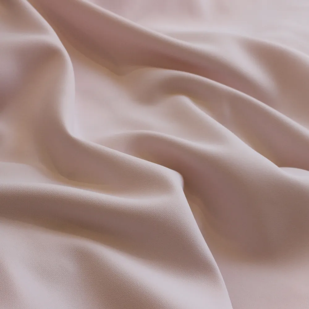 Stretch crêpe naakt roze - Lorré