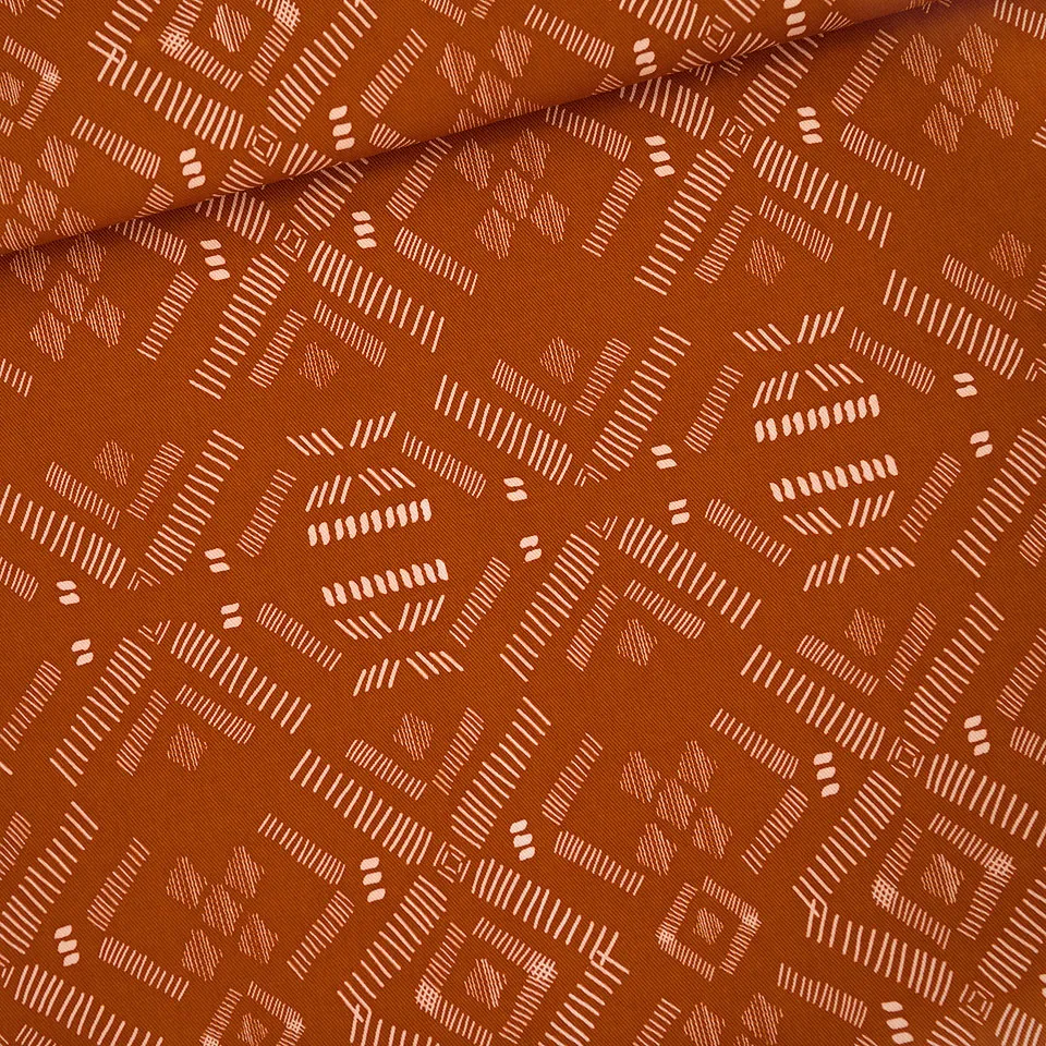 Canvas roest 'Pattern Stripes' - See you at six