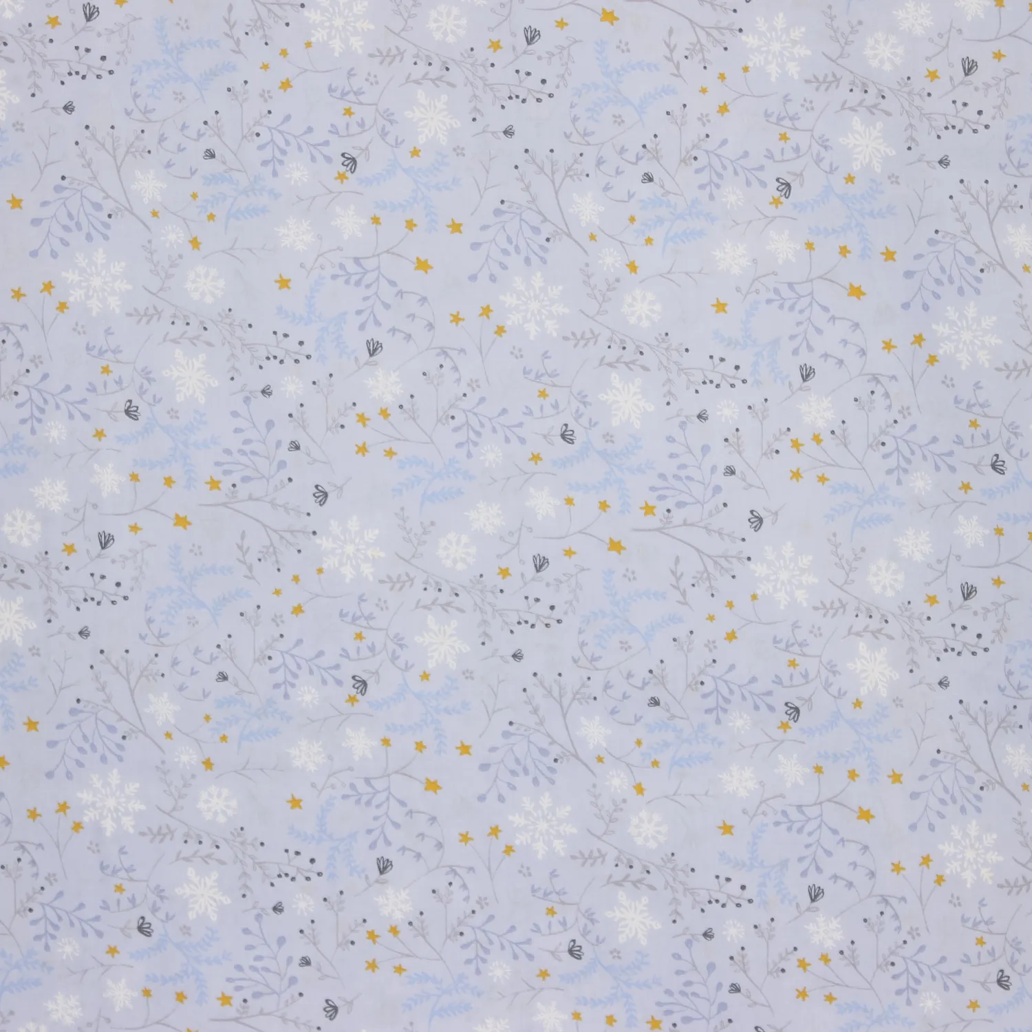 Katoen poplin 'Artic Flowers' - Katia Fabrics