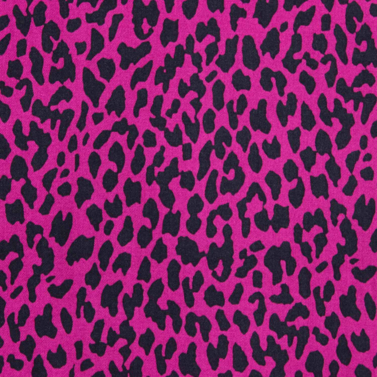 Viscose roze met luipaardprint
