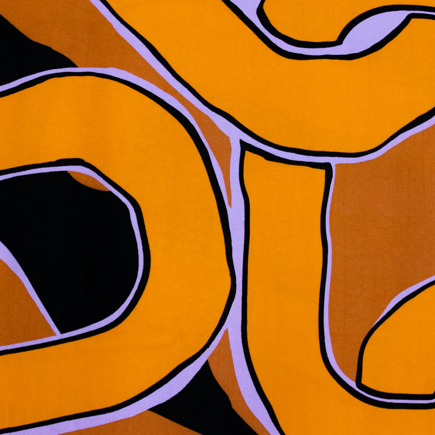 Viscose bruin met kettingen