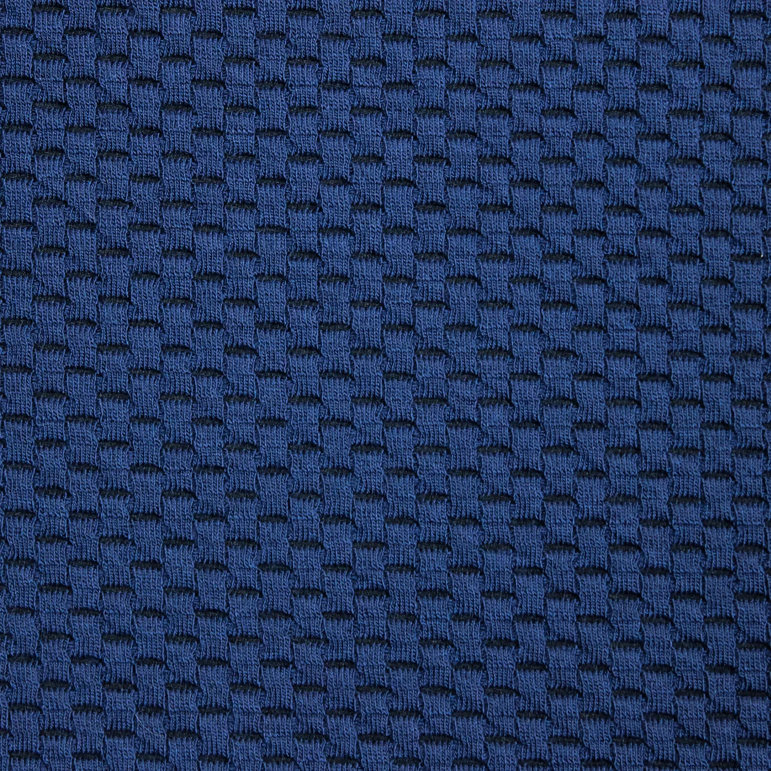 Polyester viscose tricot donkerblauw