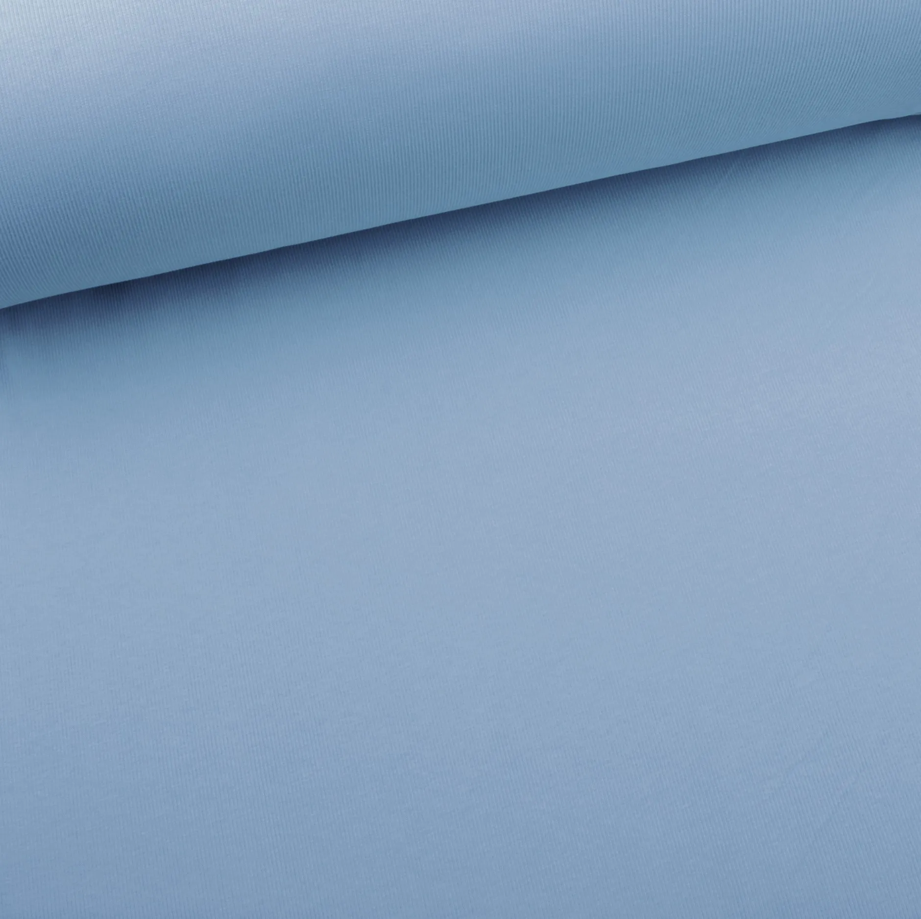 Ribbing licht blauw - Eva Mouton