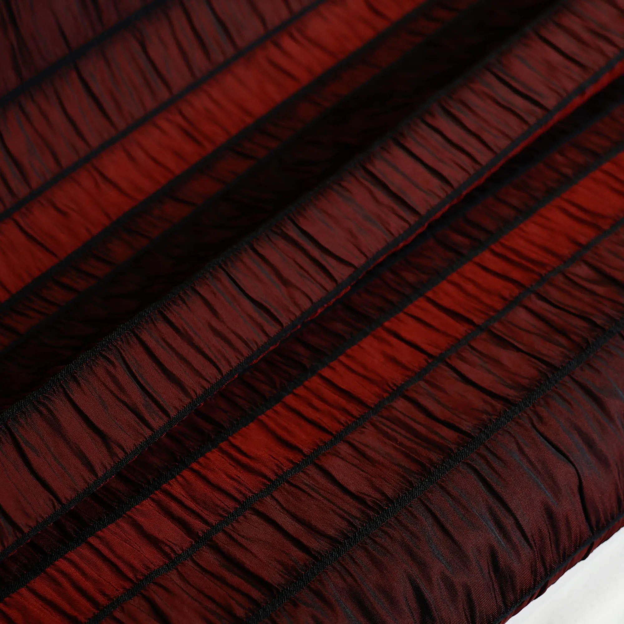 Seersucker rood/bordeaux