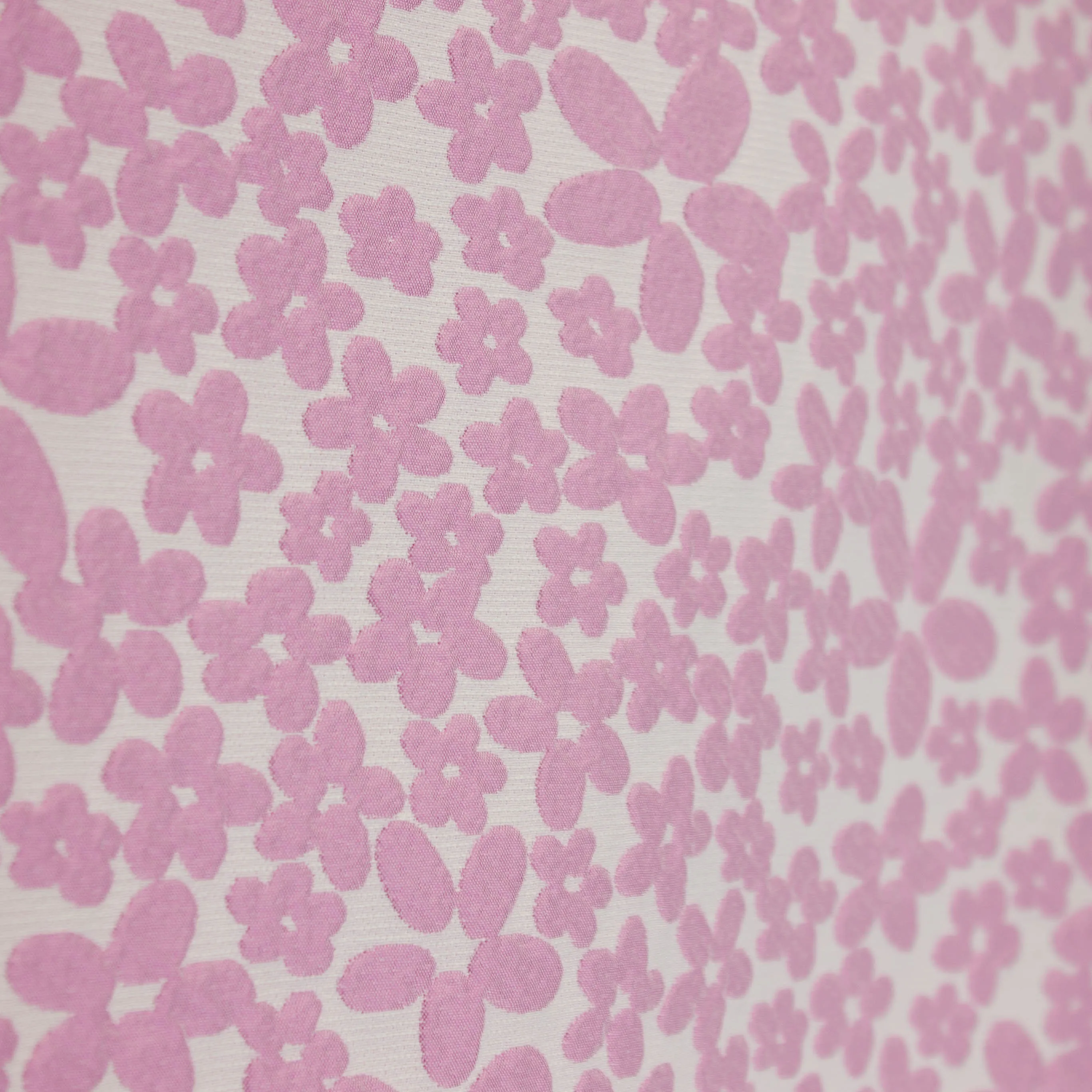 Jacquard met roze bloemen - Lorré