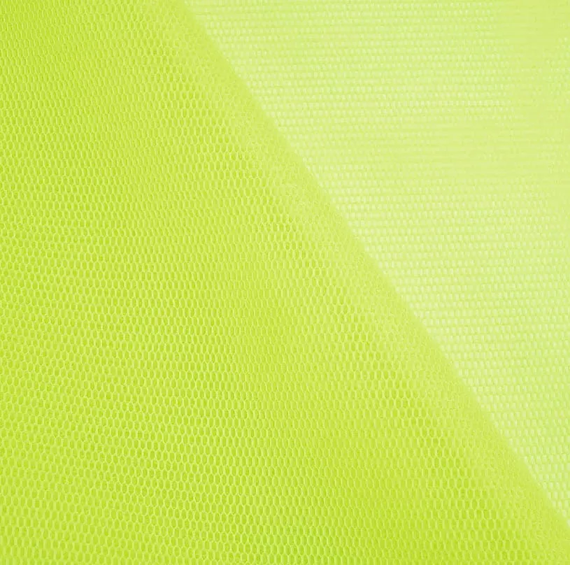 Mesh netstof fluo limoen groen - Katia Fabrics