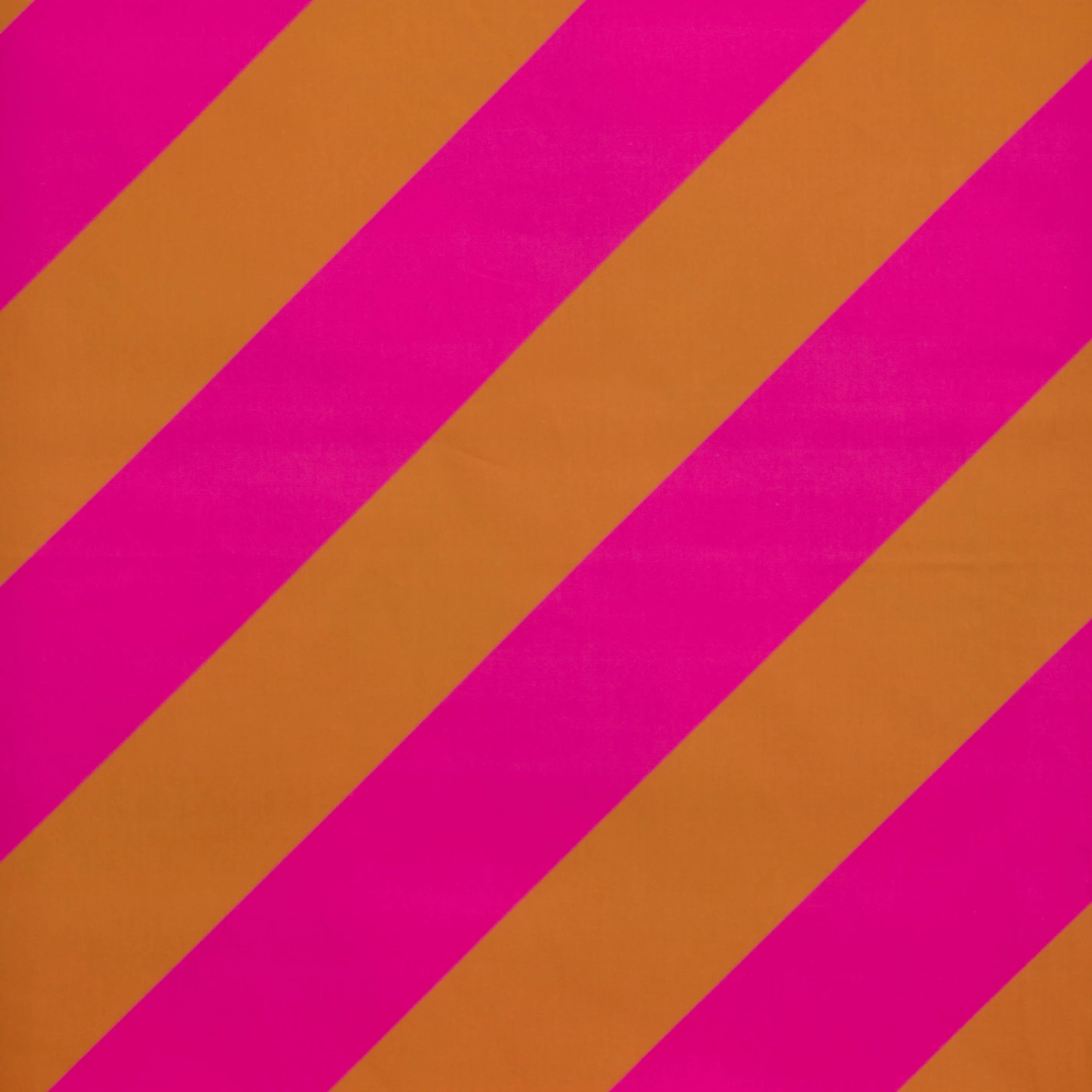Katoen gestreept oker fuchsia   - Knipmode & A La Ville - Burda