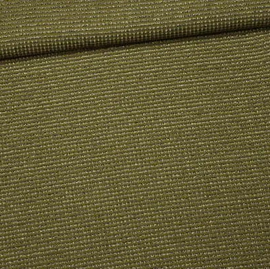 Polyester mengeling kakigroen met glinstering - Burda